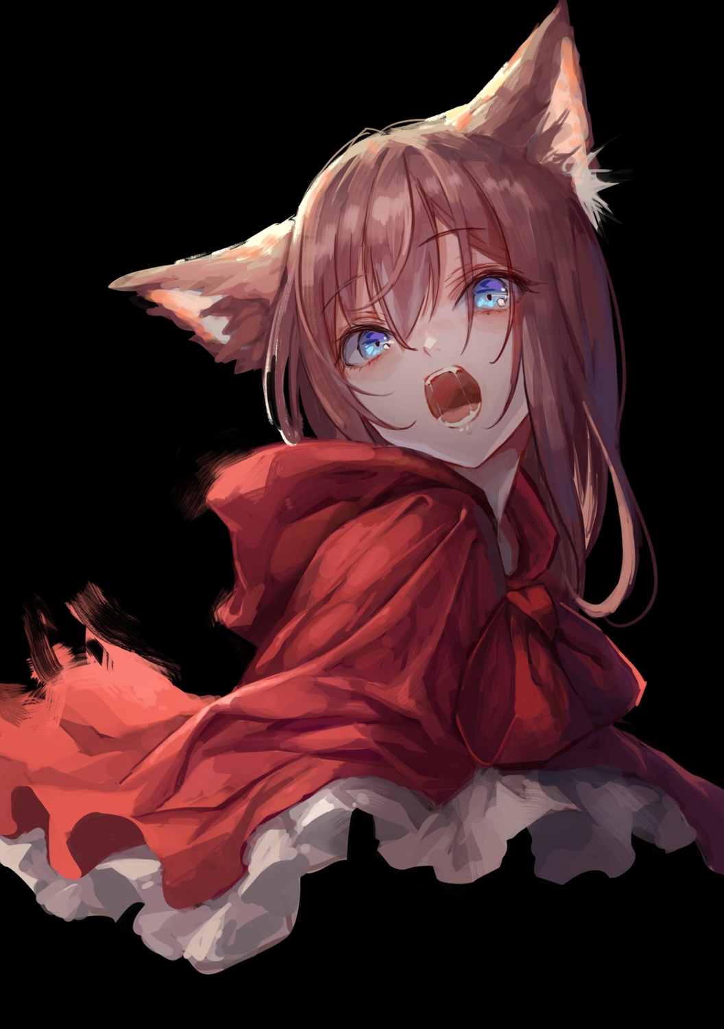 animal_ears, big_bad_wolf, little_red_riding_hood_(character), ookuma_mai