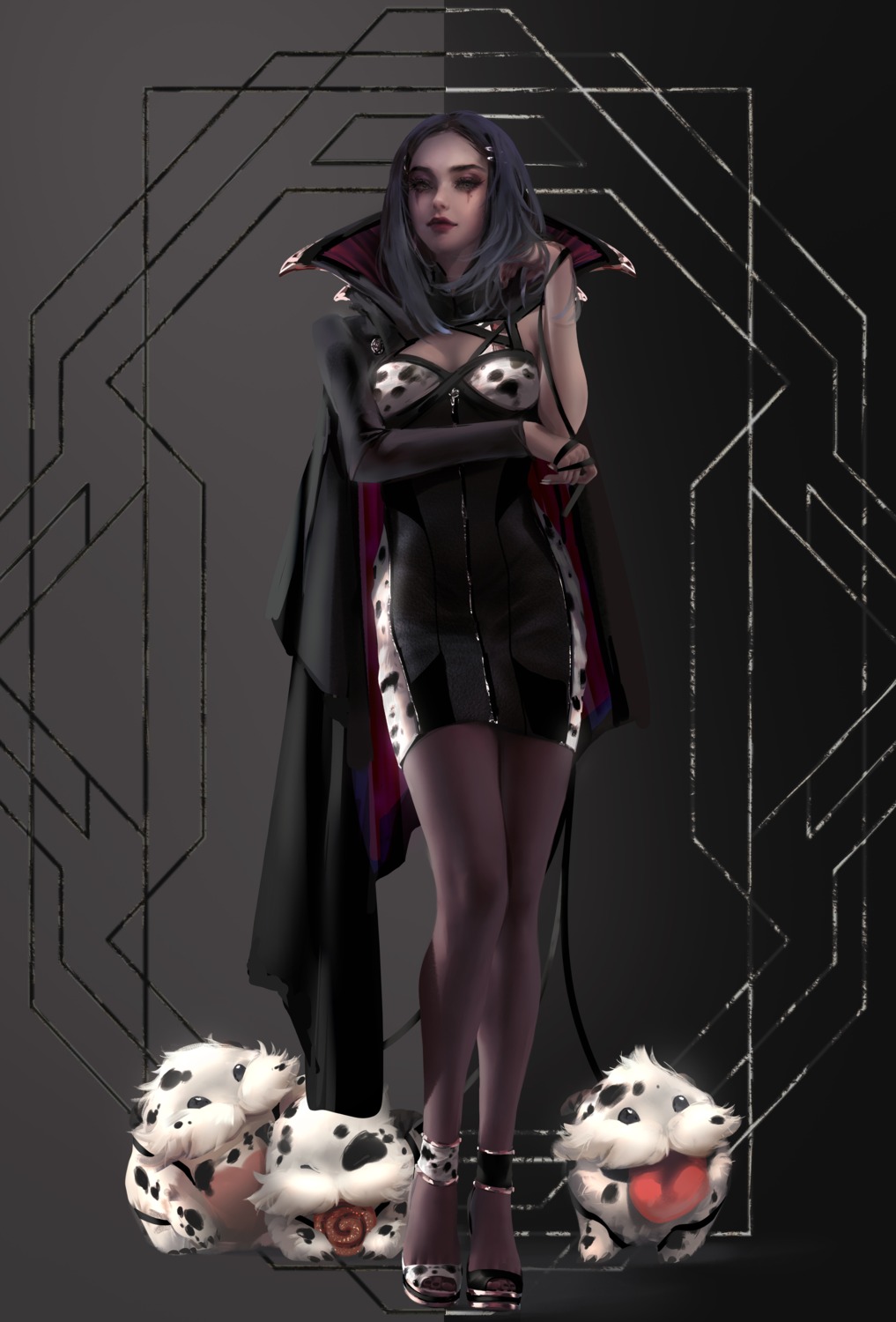 cleavage, dress, league_of_legends, leblanc, nixeu