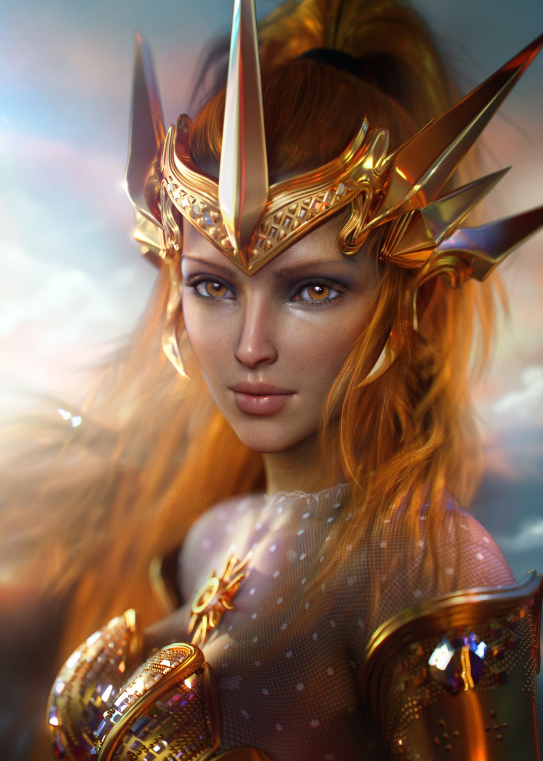 armor, league_of_legends, leona_(league_of_legends), see_through, sevenbees