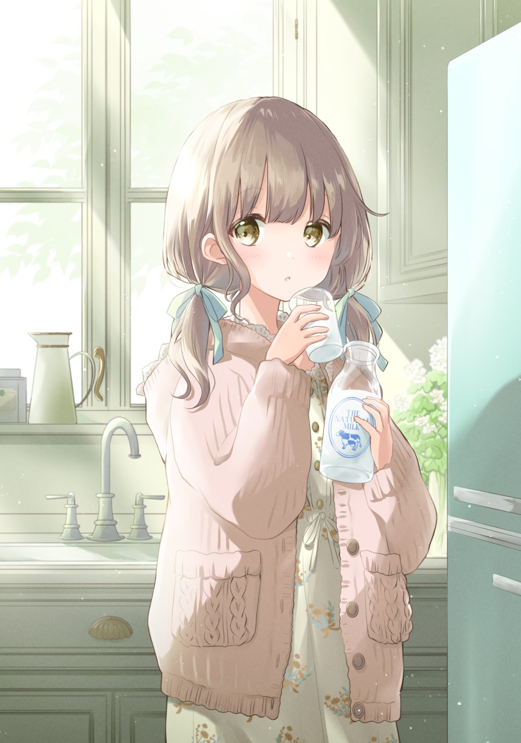 dress, hoshiibara_mato, sweater