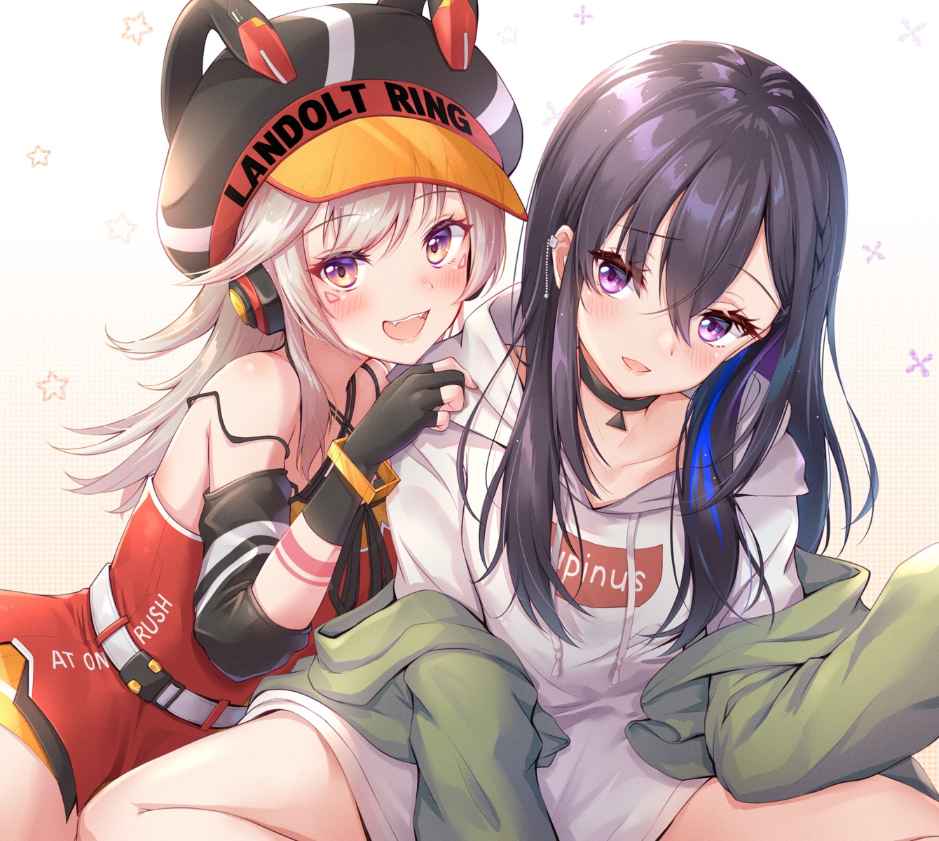 crossover, headphones, ichinose_uruha, komori_met, lupinus_virtual_games, nanashi_inc., toki_(toki_ship8), v_ap_art, vspo!