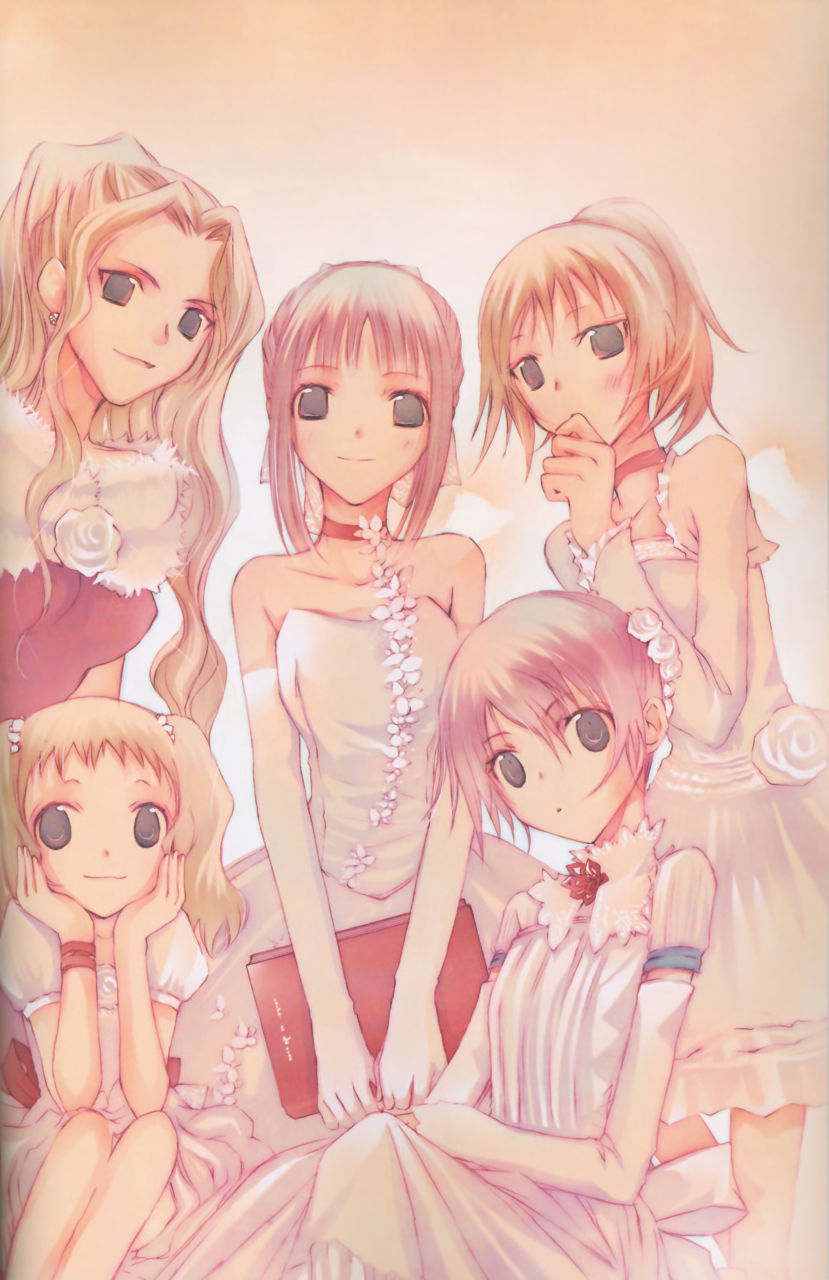 amano_tooko, asakura_miu, binding_discoloration, bungaku_shoujo, himekura_maki, kotobuki_nanase, takeda_chia, takeoka_miho