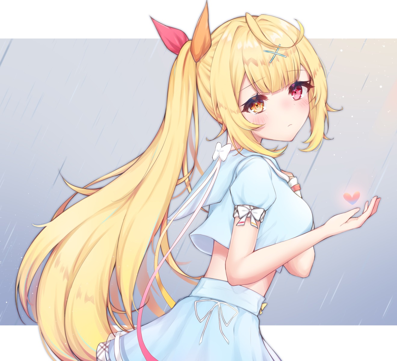 heterochromia, hoshikawa_sara, nijisanji, seifuku, zky_(oekaky)