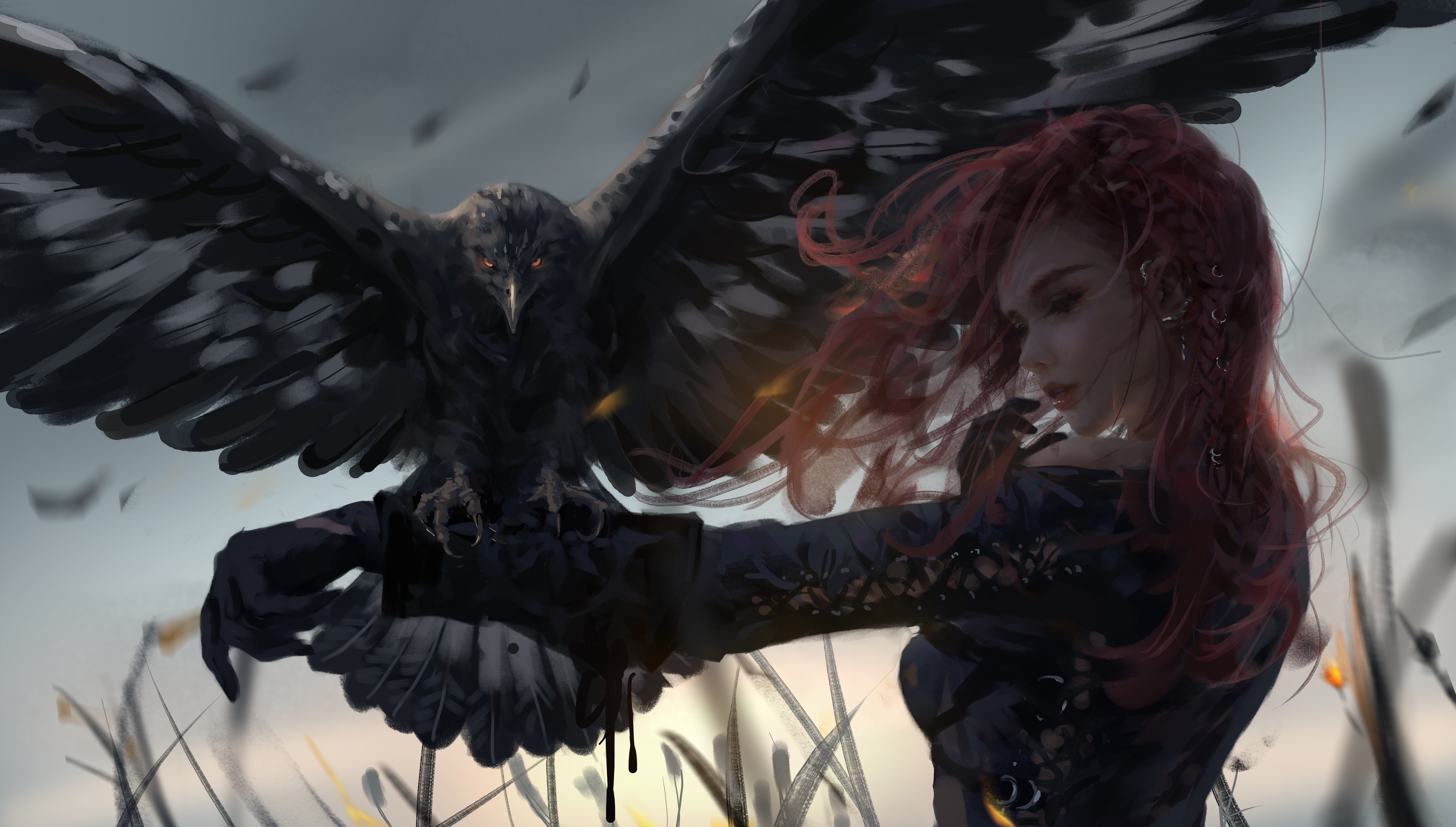 ghostblade, lenia, wlop