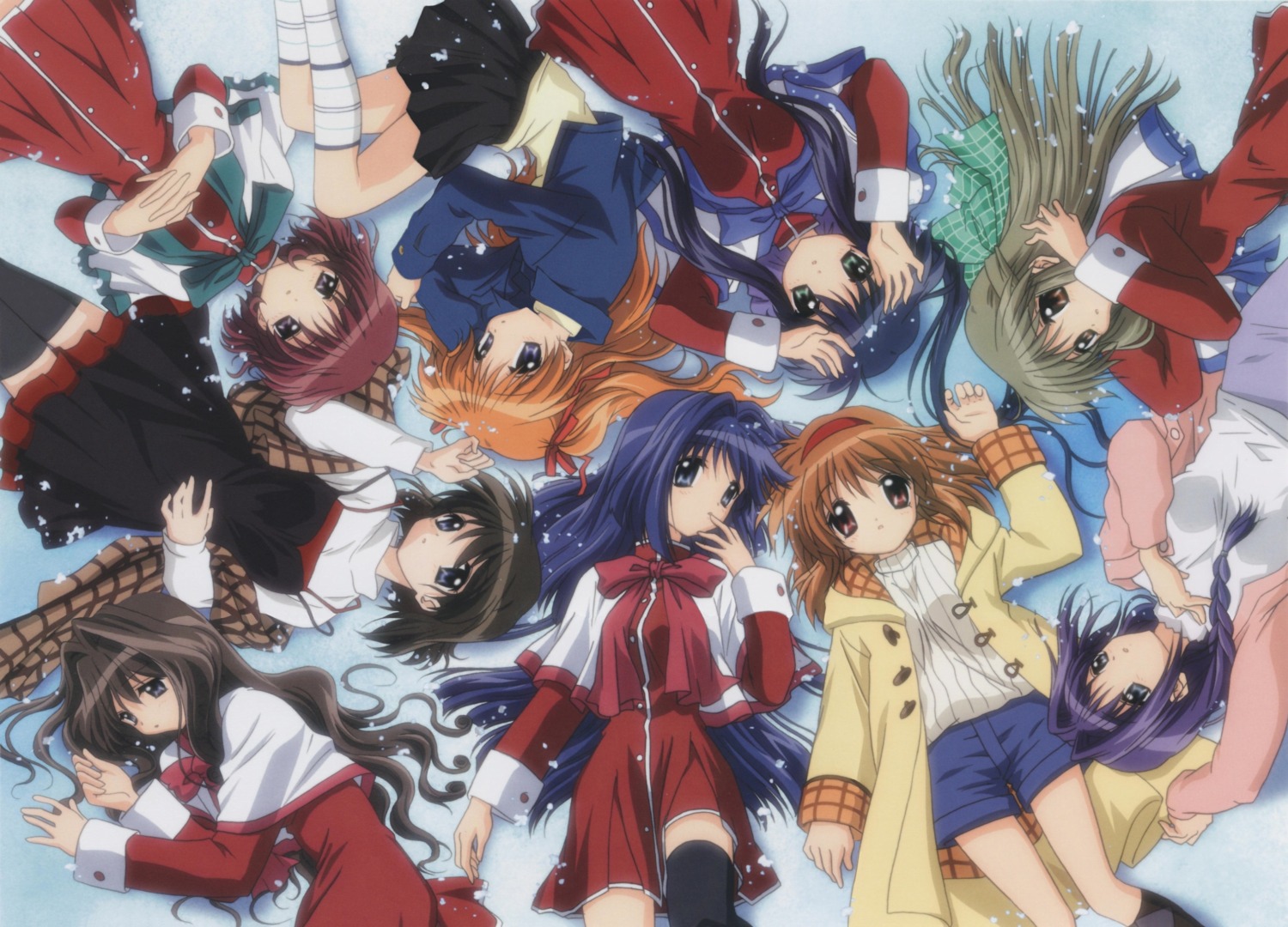 amano_mishio, kanon, kawasumi_mai, kurata_sayuri, minase_akiko, minase_nayuki, misaka_kaori, misaka_shiori