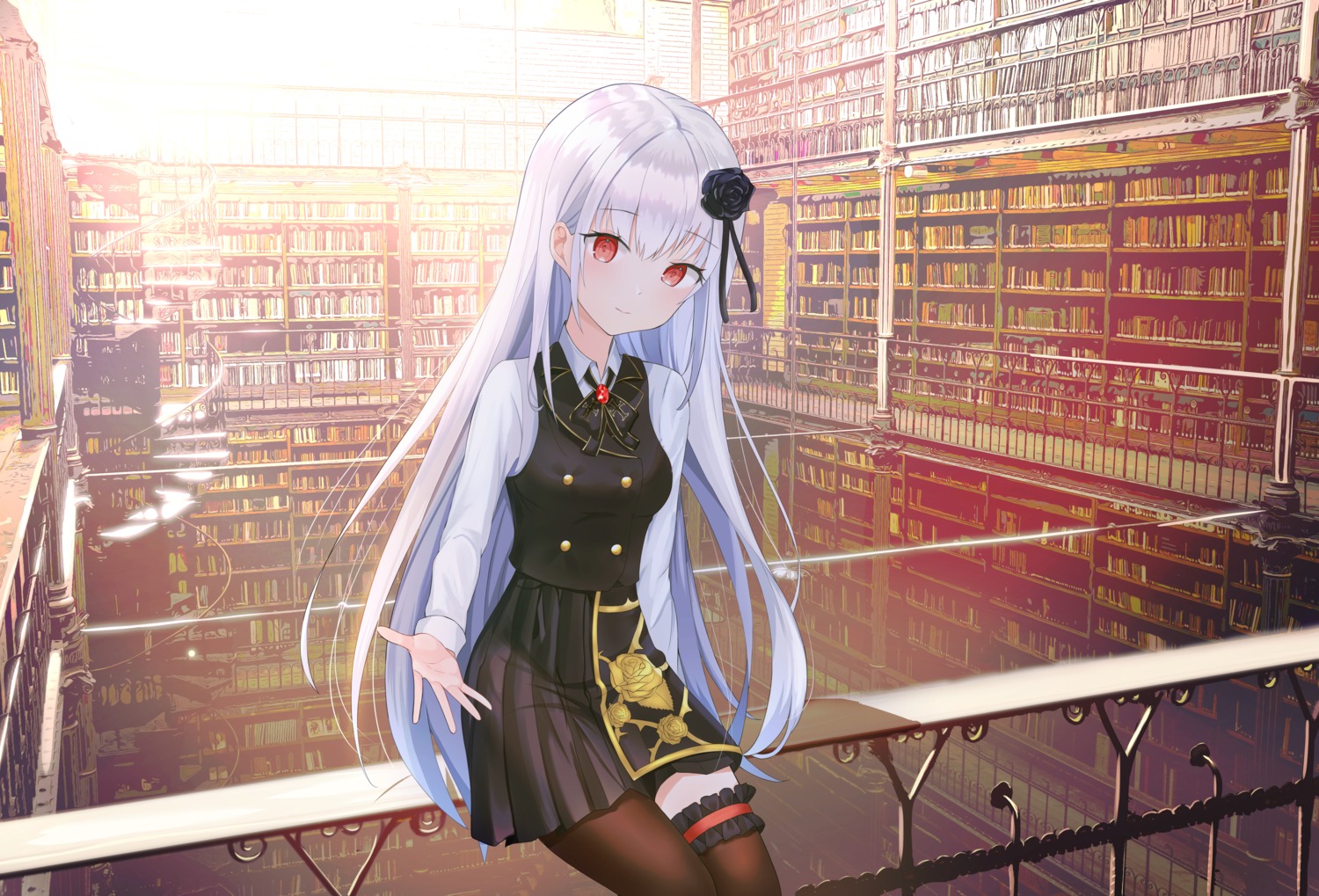 color0509, garter, seifuku, stockings, thighhighs