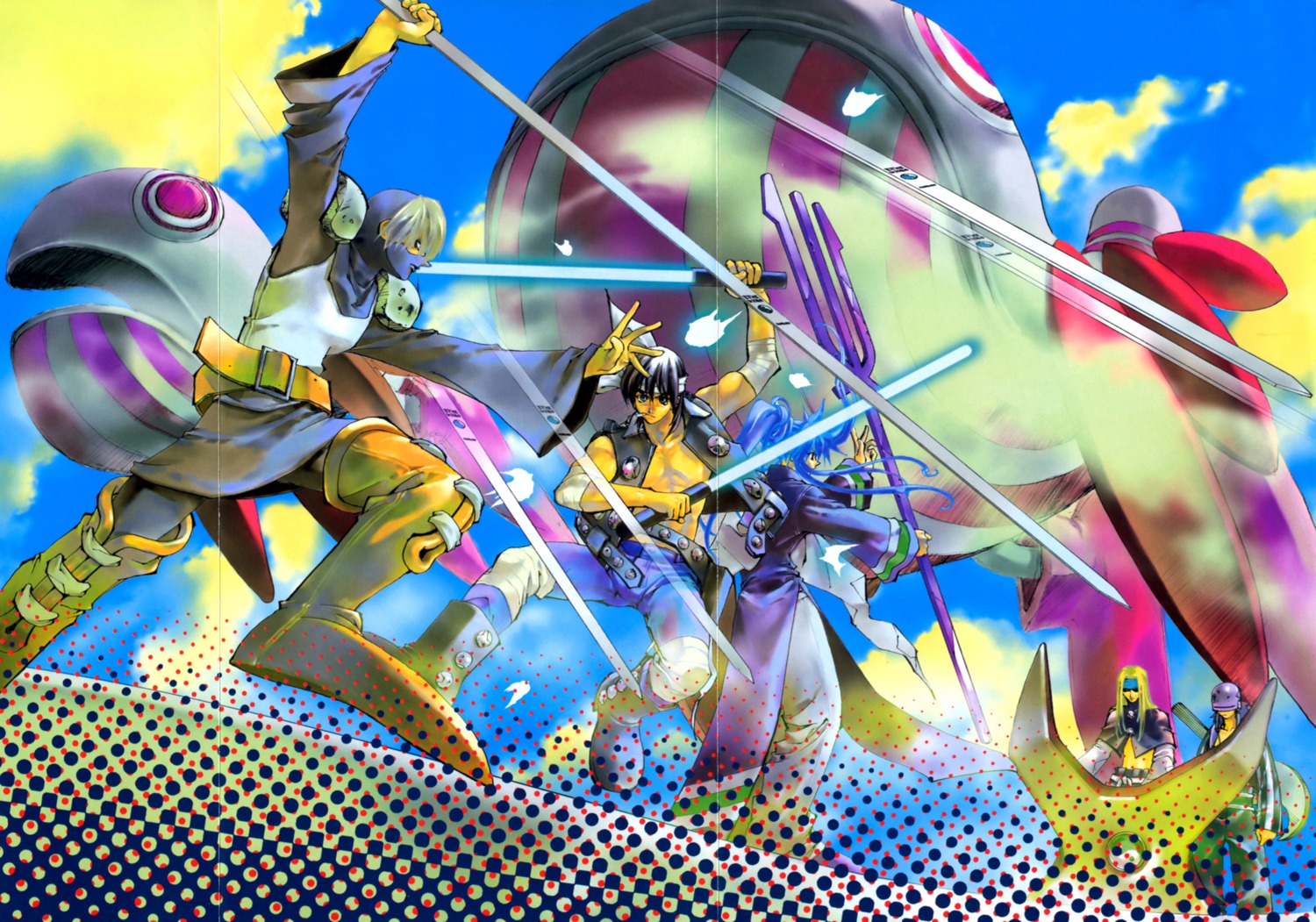 armor, crease, fujisaki_ryuu, hoshin_engi, kou_tenka, male, sansento, sword, youzen