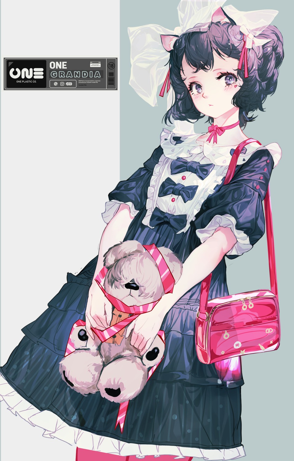 animal_ears, dress, grandia_lee, lolita_fashion, nekomimi, pantyhose