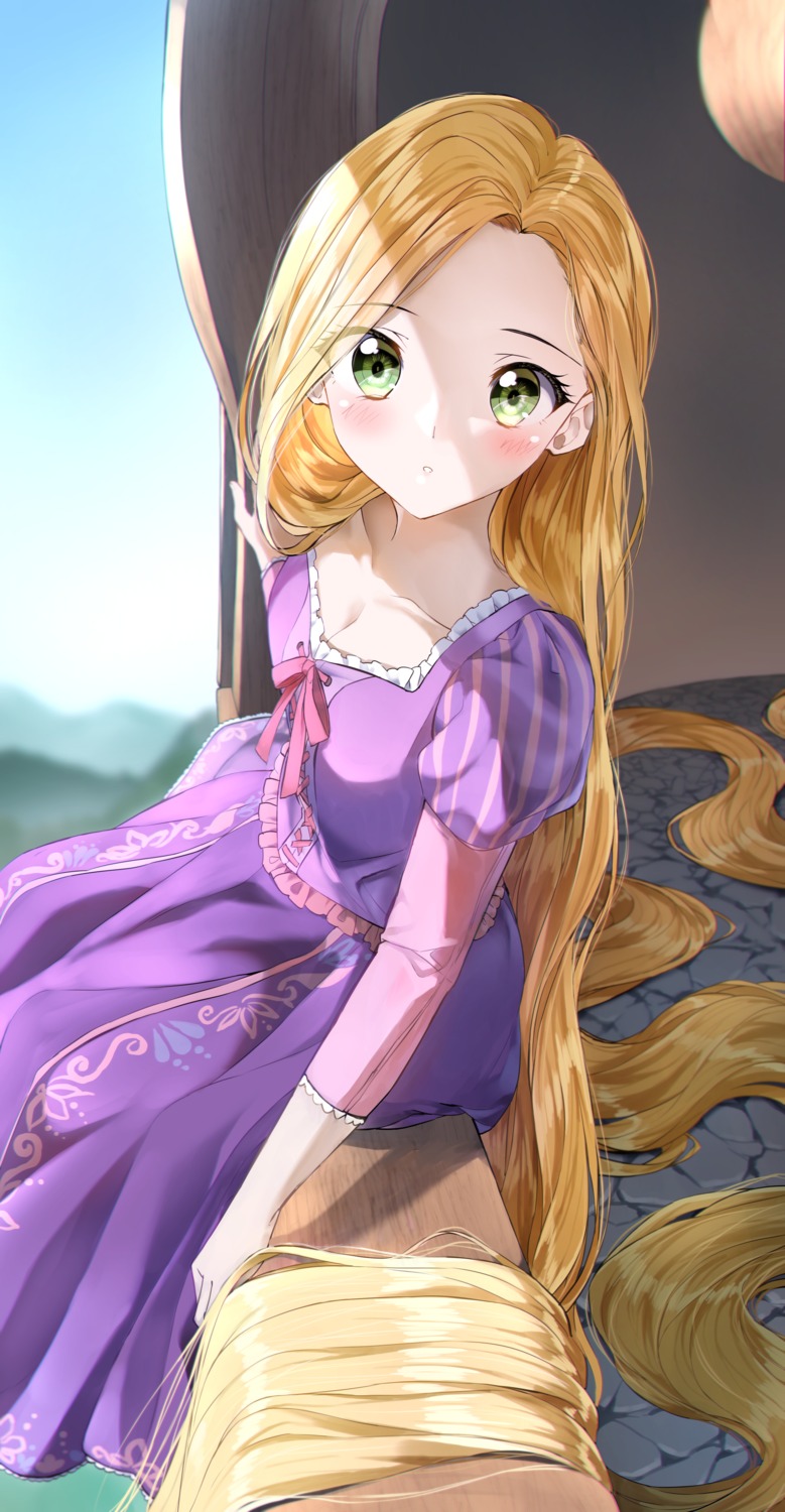 cleavage, dress, pentagon, rapunzel, tangled