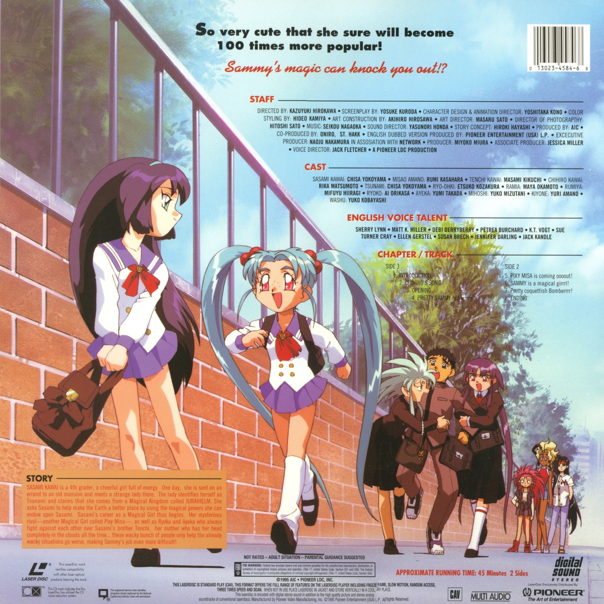 hakubi_ryoko, hakubi_washu, kuramitsu_mihoshi, makibi_kiyone, masaki_ayeka_jurai, masaki_sasami_jurai, masaki_tenchi, misao, pixy_misa, pretty_sammy, ryo-ohki, screening, tenchi_muyo!