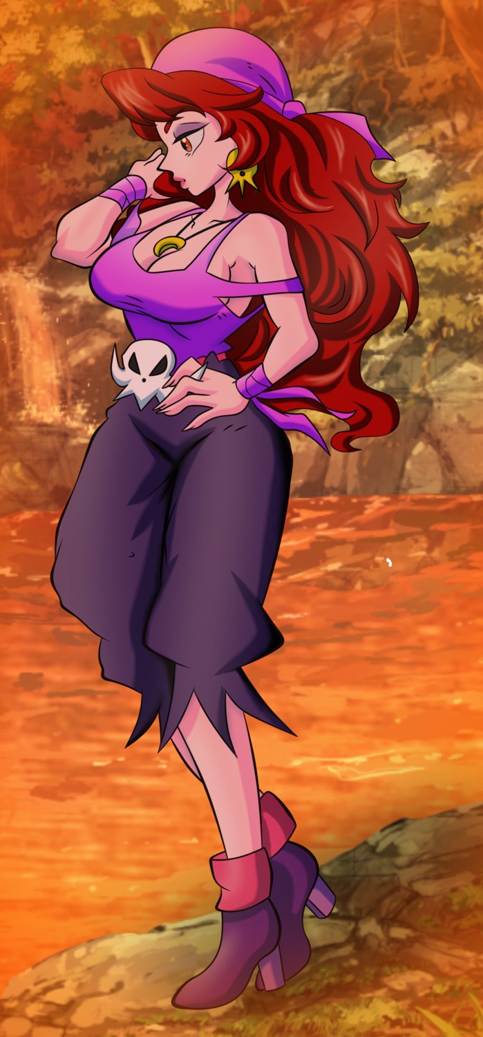 captain_syrup, cleavage, heels, tagme, warioware