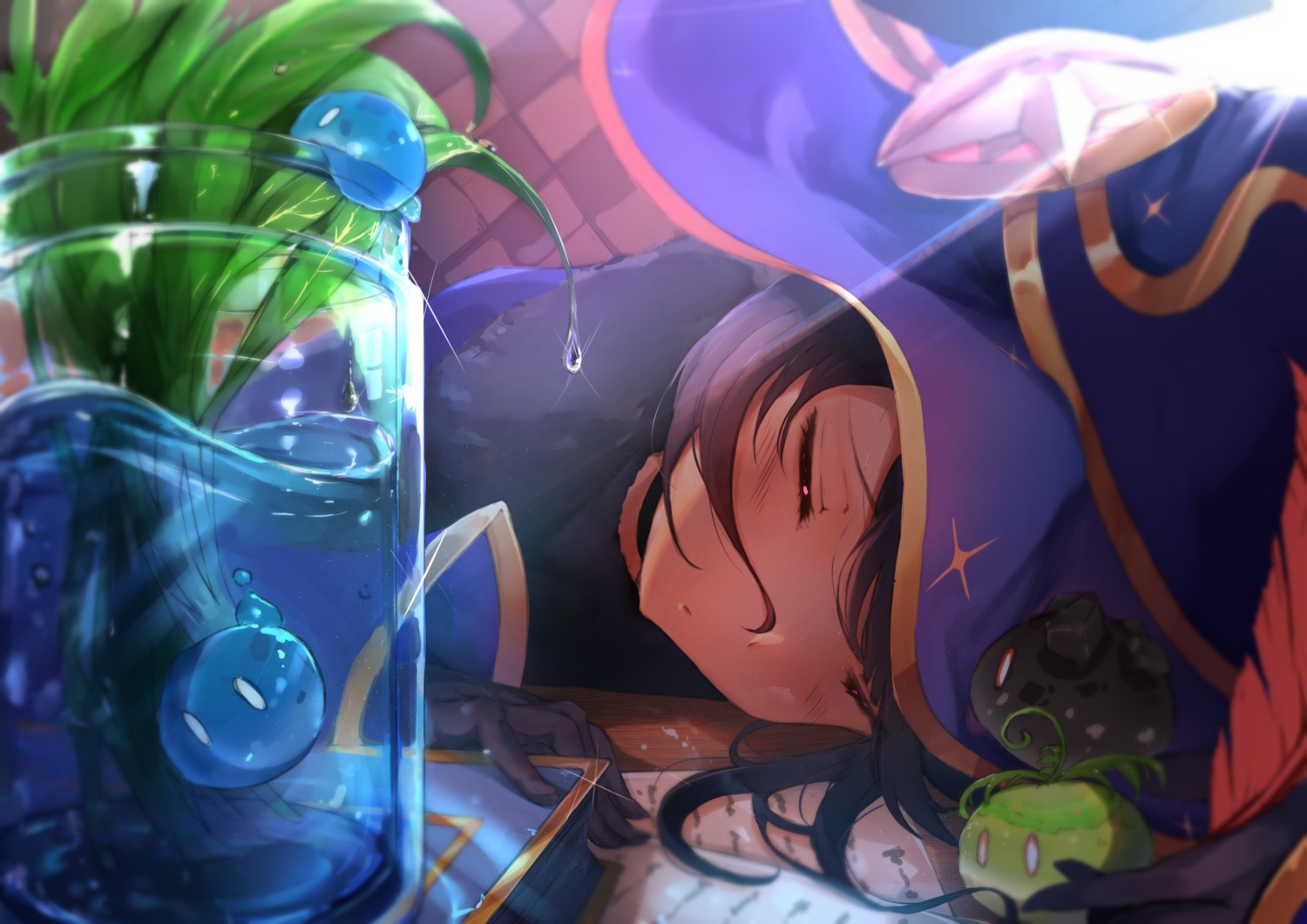 genshin_impact, kanon_(kanon_kanon0770), mona_megistus, witch