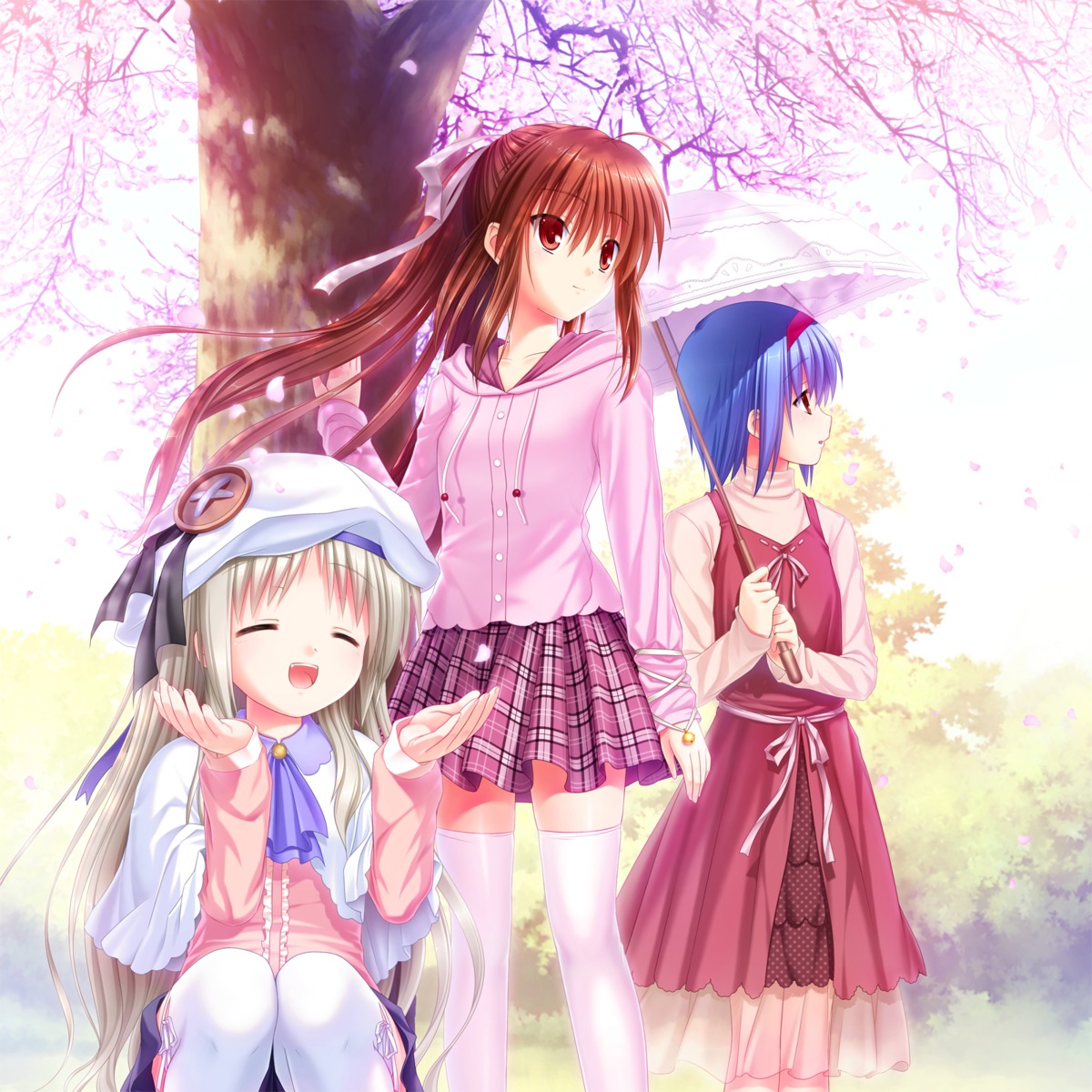 dress, key, little_busters!, na-ga, natsume_rin, nishizono_mio, noumi_kudryavka, see_through