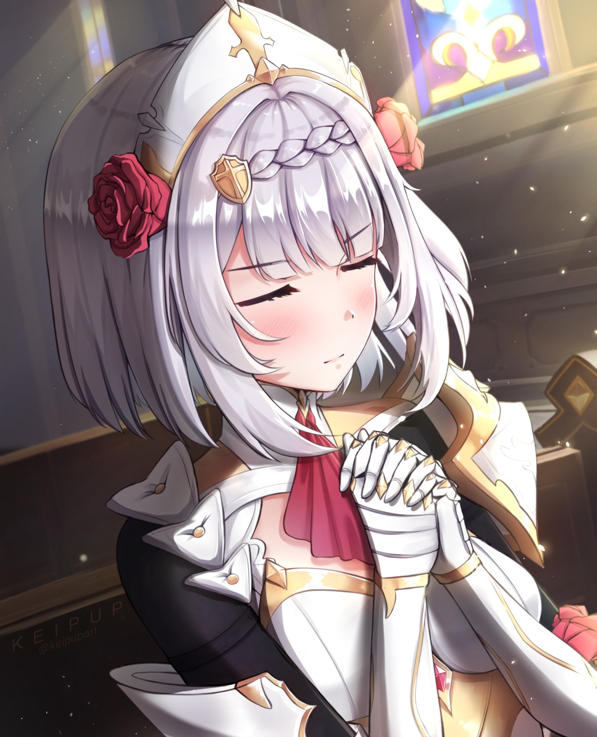 armor, genshin_impact, keipup, noelle_(genshin_impact)