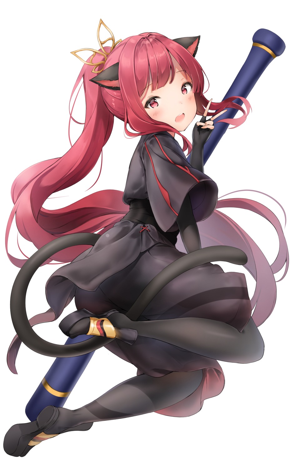 animal_ears, ass, blade_&_soul, keibeam, lyn_(blade_&_soul), nekomimi, tail