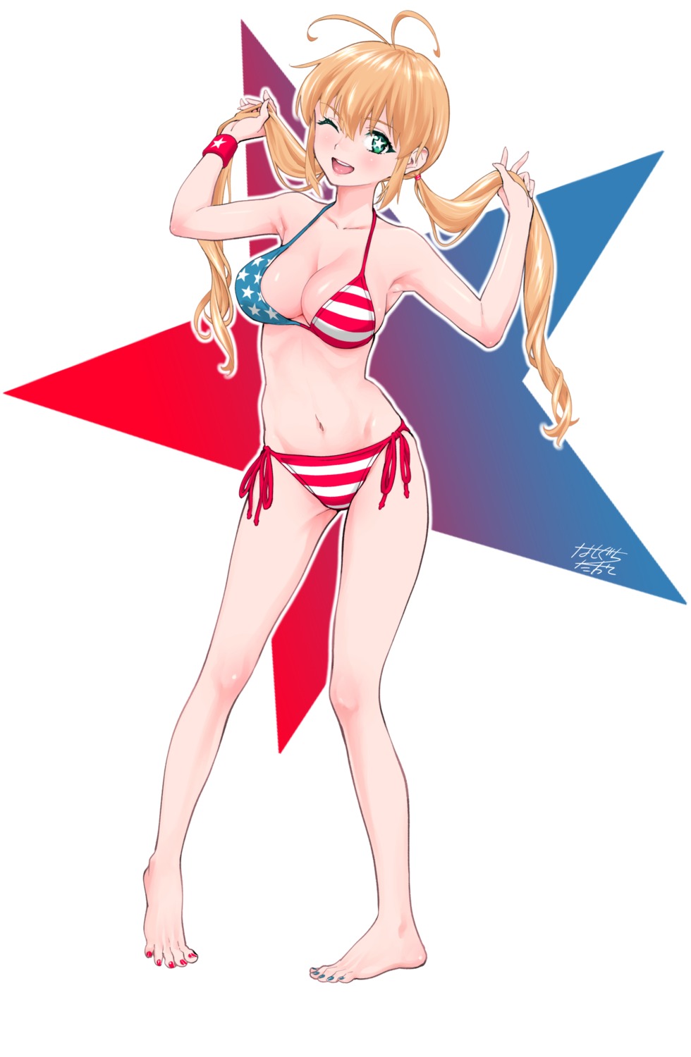 bikini, hassystants, monica_adenauer, swimsuits, yakitate!!_japan