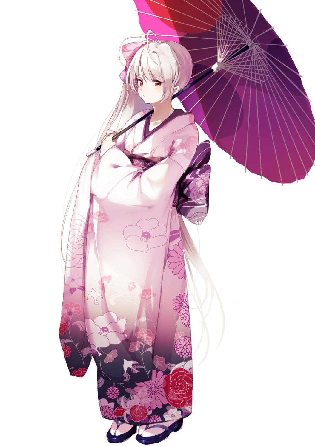 kasugano_sora, kimono, suwakana, umbrella, yosuga_no_sora
