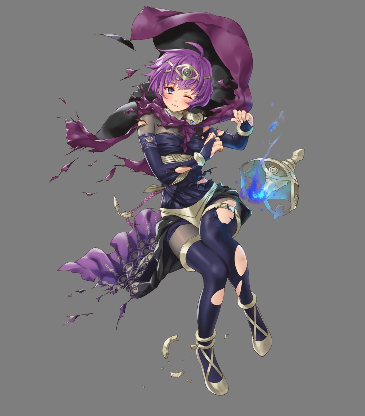 fire_emblem, fire_emblem:_shin_monshou_no_nazo, fire_emblem_heroes, katarina_(fire_emblem), kaya8, nintendo, thighhighs, torn_clothes