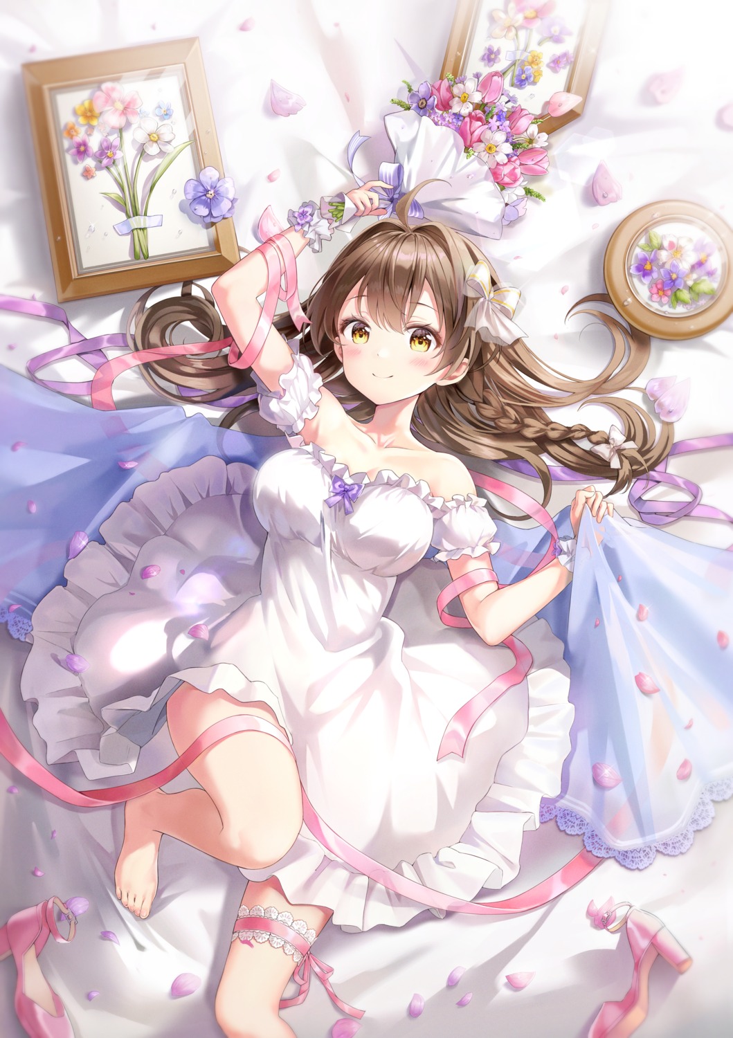 0v0_(l_seohui), dress, garter, skirt_lift