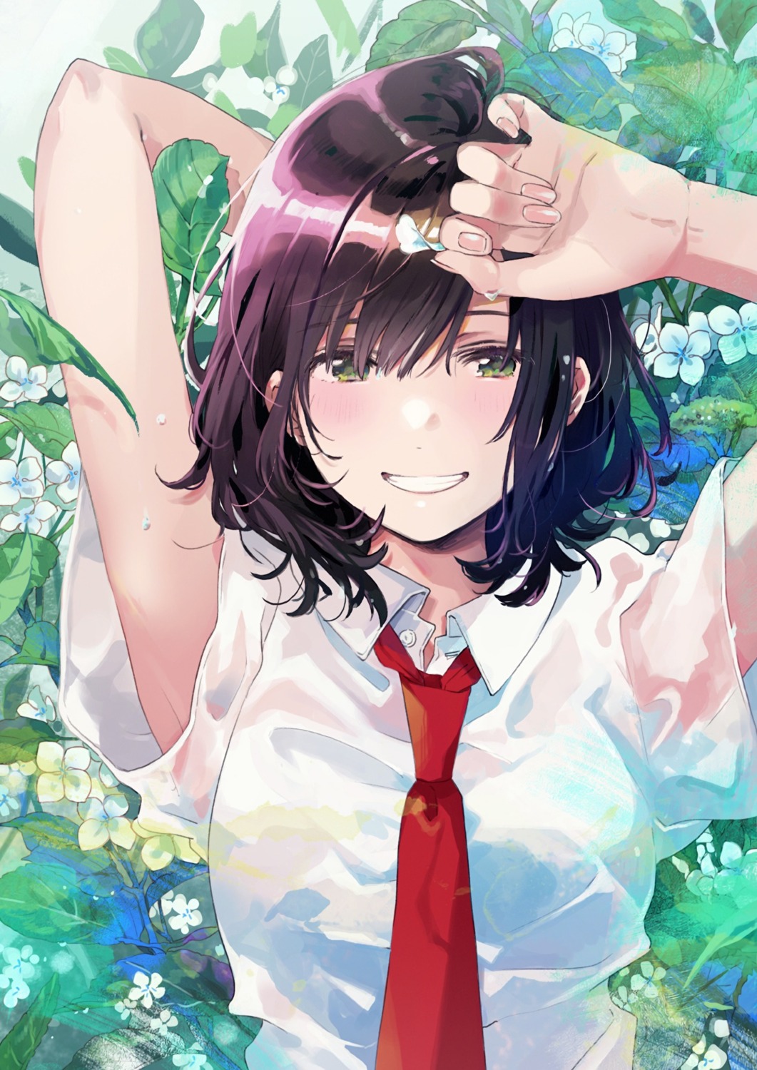 fly, hinami_aoi, jaku-chara_tomozaki-kun, see_through, seifuku