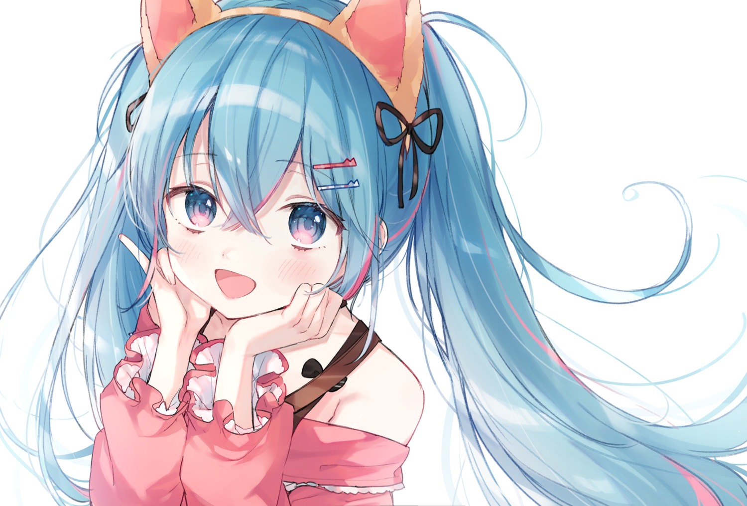 animal_ears, hatsune_miku, nare_(17_junana), vocaloid