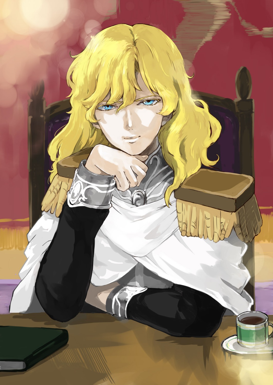 ginga_eiyuu_densetsu, male, narumi_(artist), reinhard_von_lohengramm