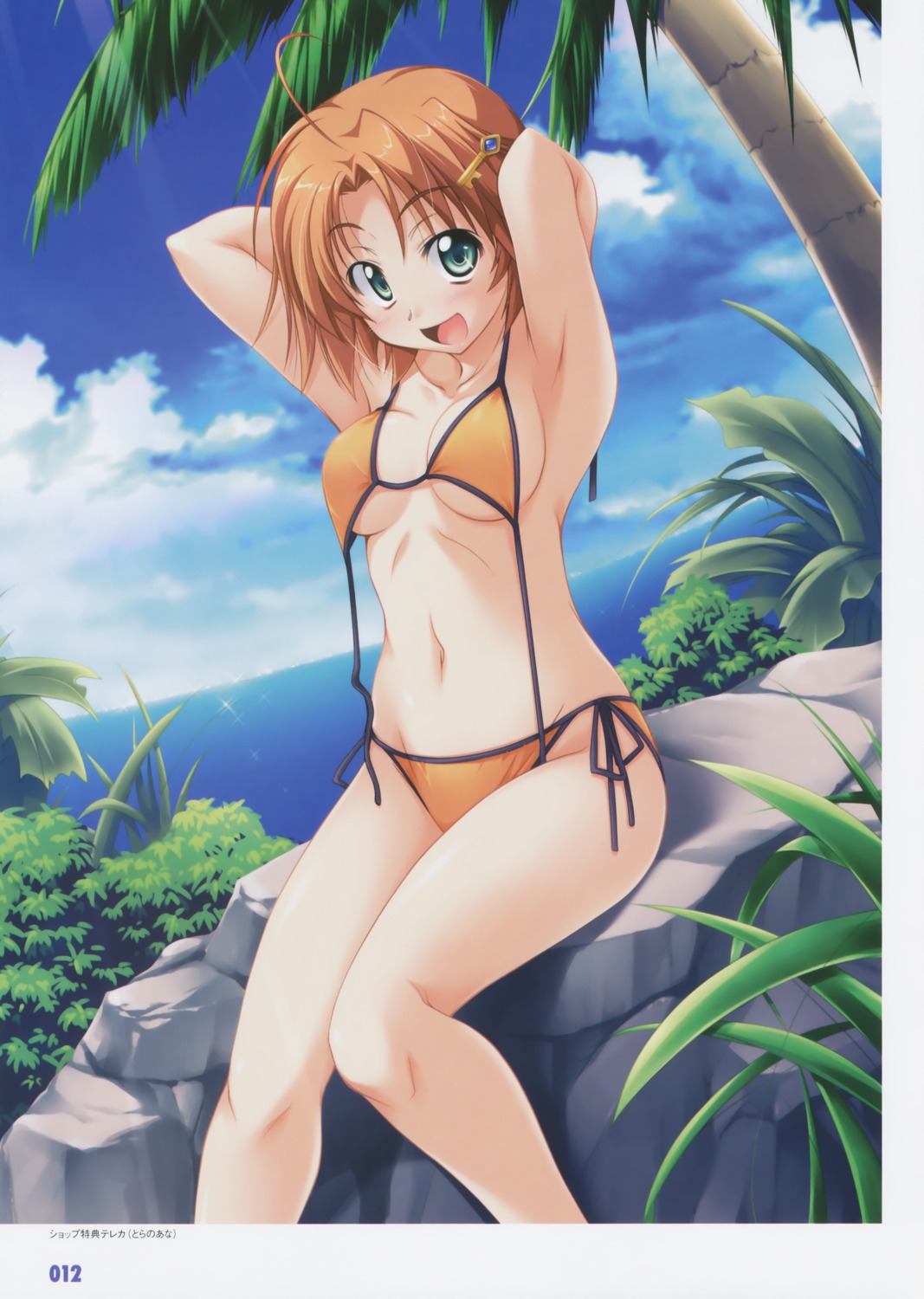 bikini, orihara_natsumi, swimsuits, takeya_masami, te_to_te_try_on!, undressing