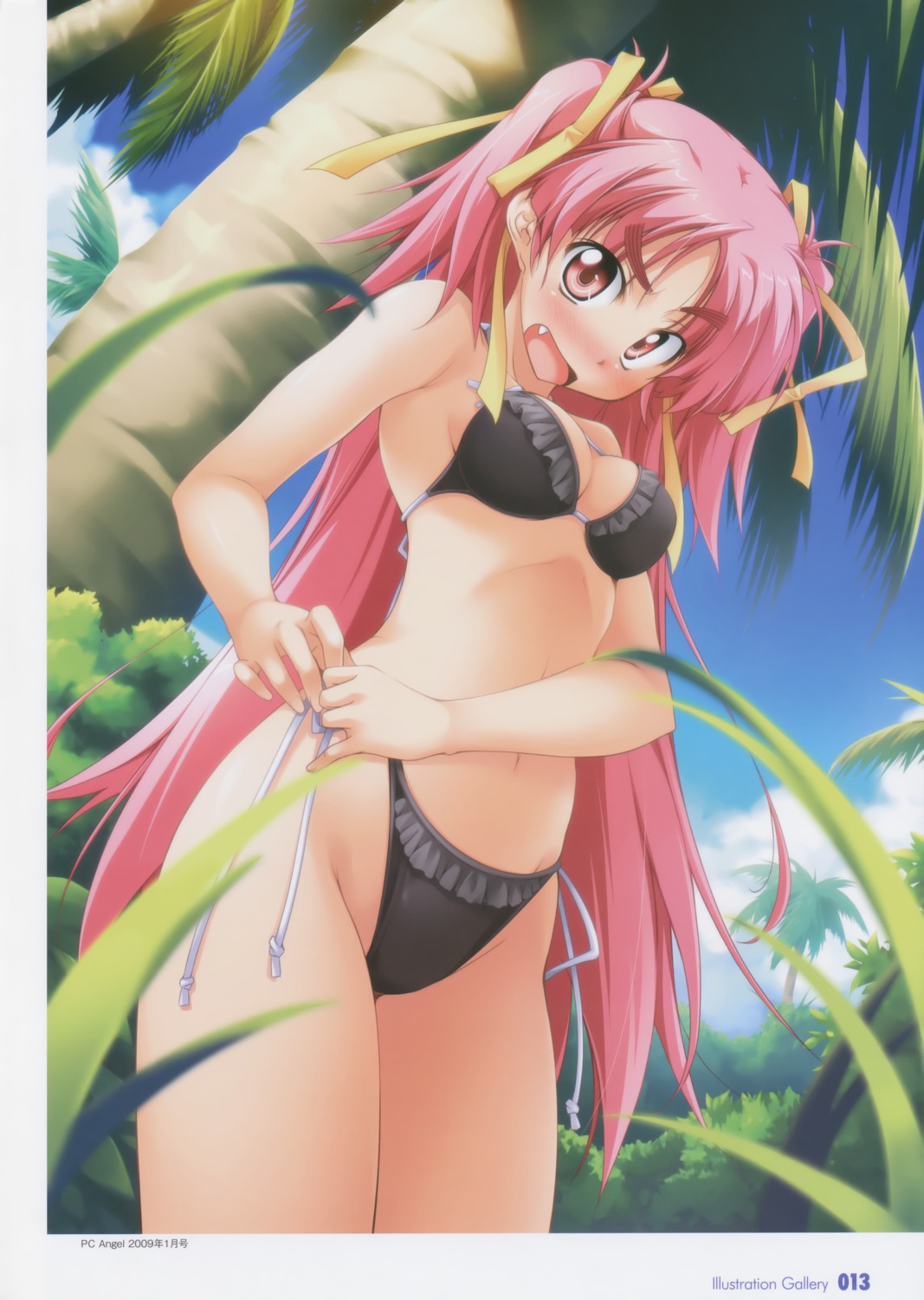 bikini, cleavage, kurumizawa_suzuki, swimsuits, takeya_masami, te_to_te_try_on!