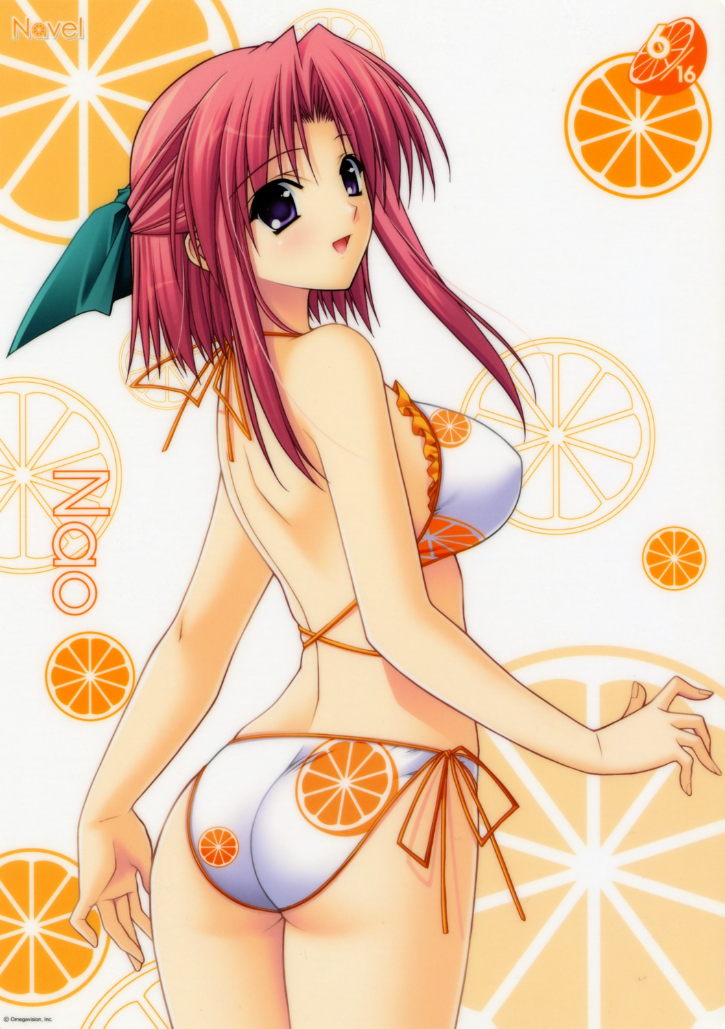 ass, bikini, morisaki_nao, navel, soul_link, suzuhira_hiro, swimsuits