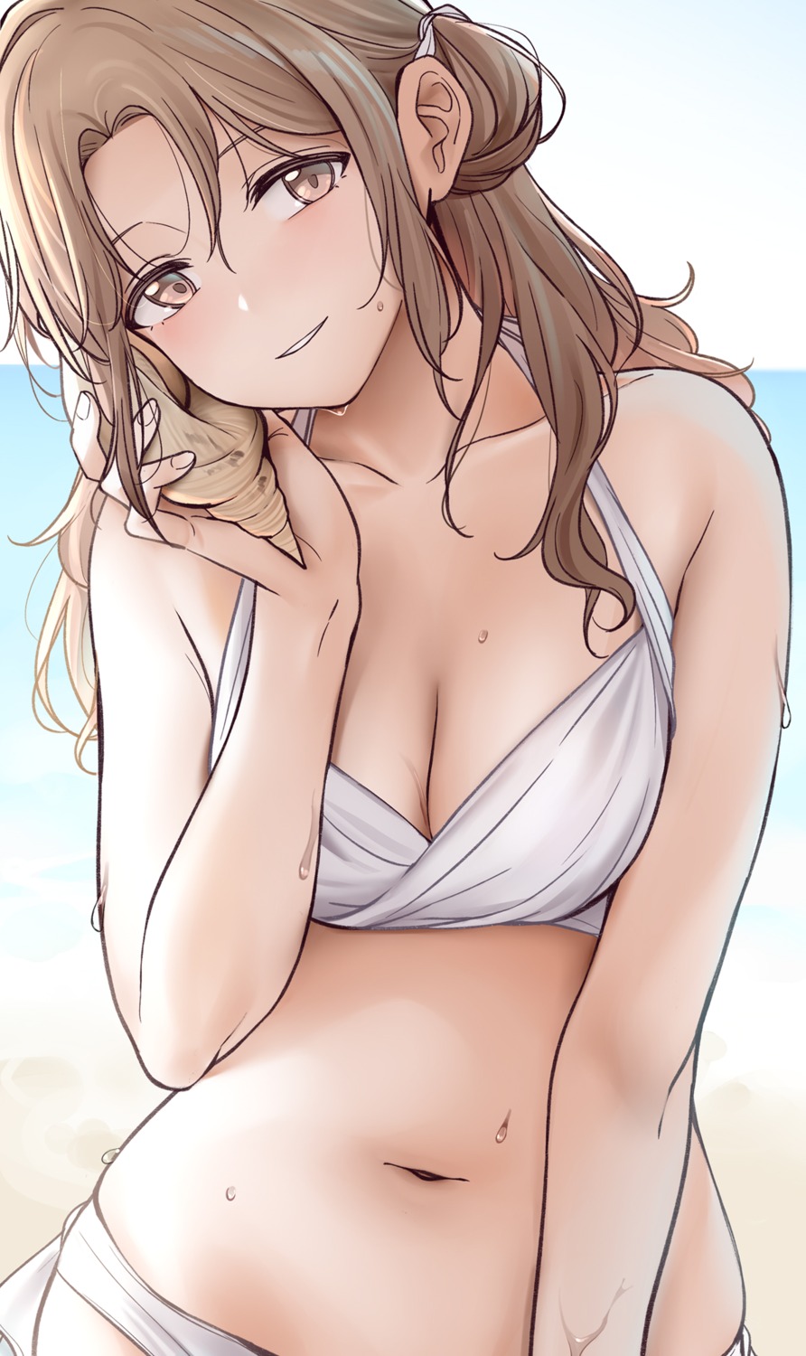 bikini, cleavage, ichikawa_hinana, nakamura_rohane, swimsuits, the_idolm@ster, the_idolm@ster_shiny_colors