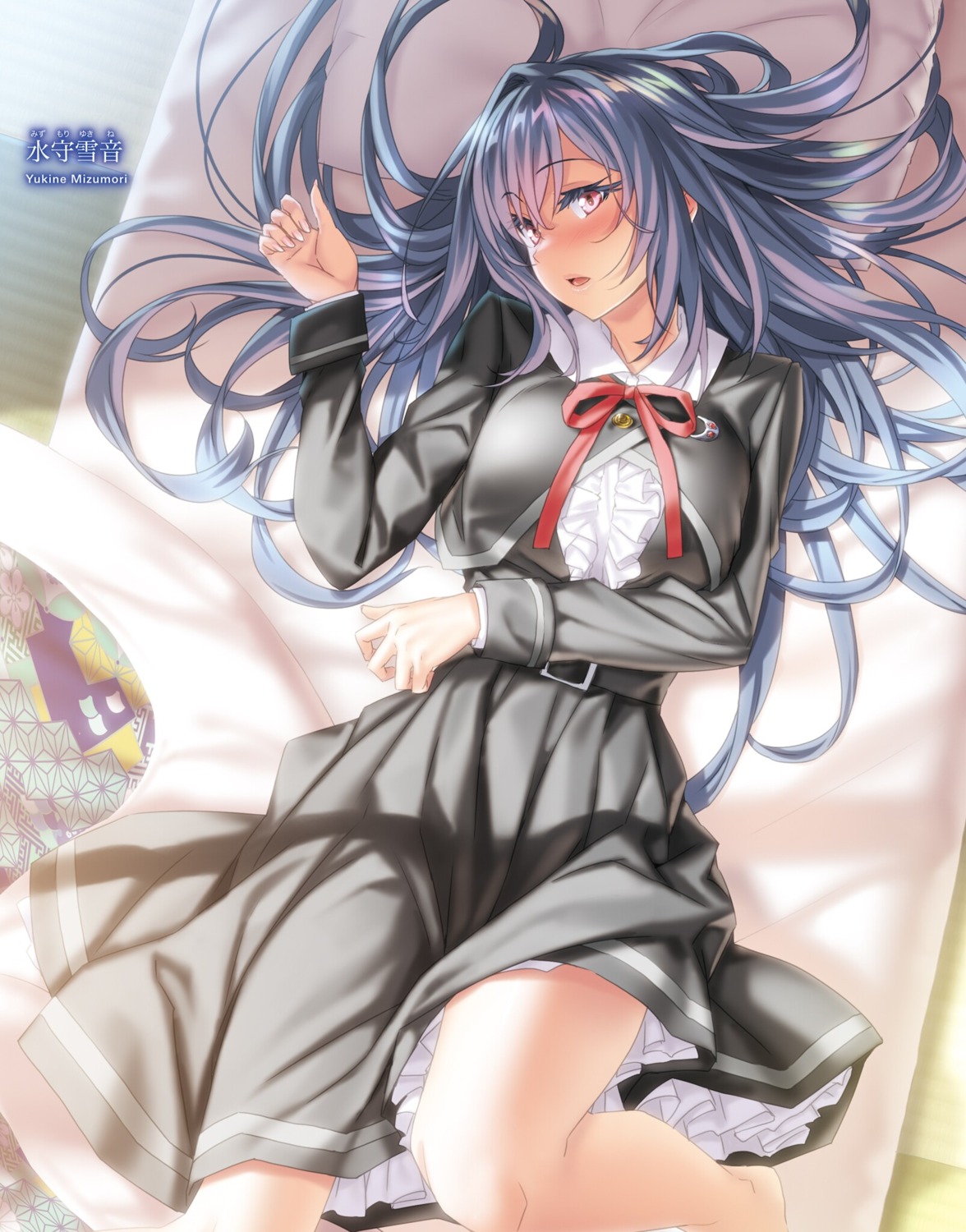 kannatsuki_noboru, magical★explorer, mizumori_yukine, seifuku, skirt_lift