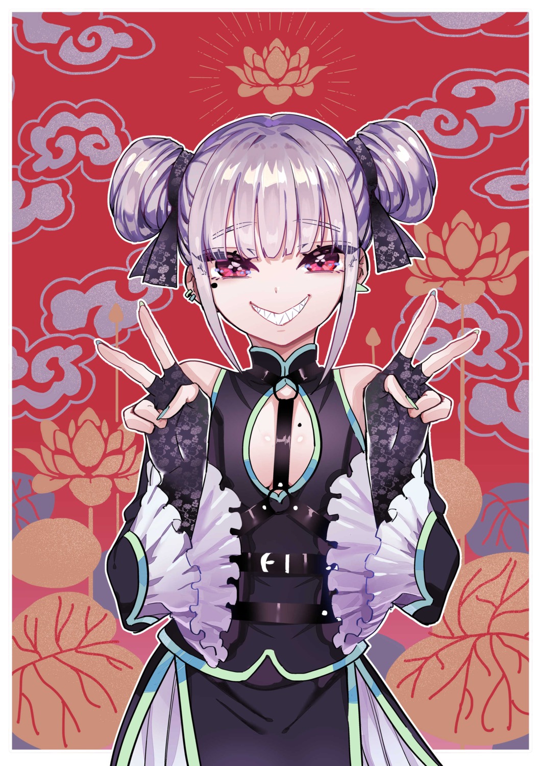 asian_clothes, cleavage, no_bra, nozawa_yukiko