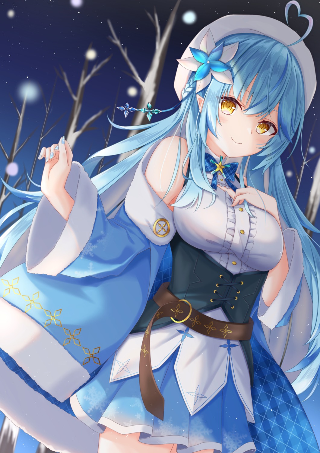 divergenceok, elf, hololive, pointy_ears, yukihana_lamy