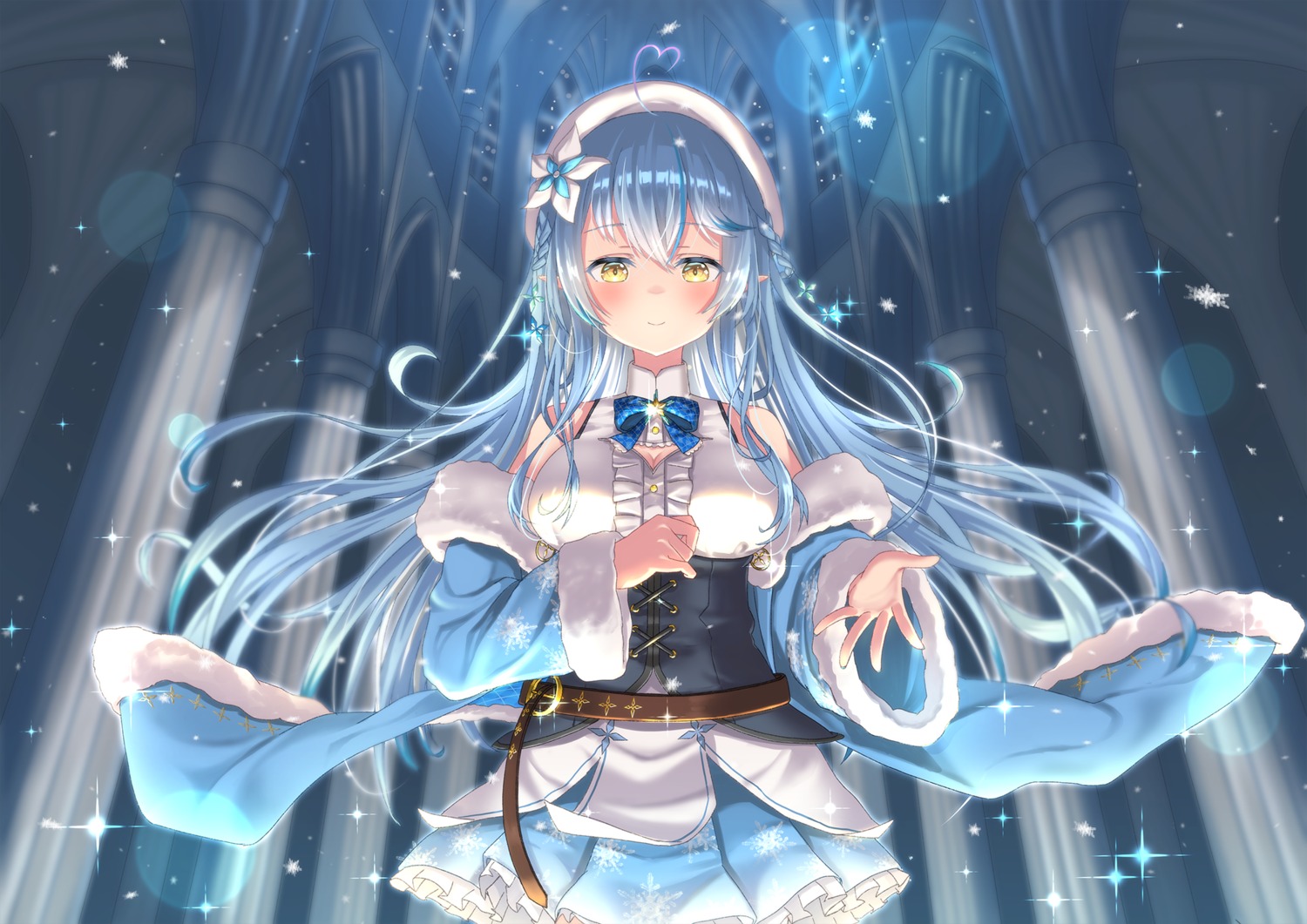 cstv, elf, hololive, pointy_ears, yukihana_lamy