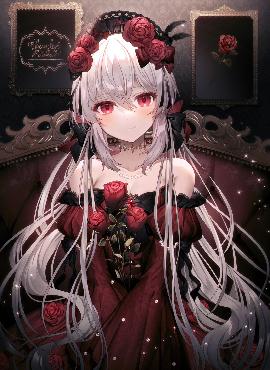 abandon_ranka, cleavage, dress, gothic_lolita, lolita_fashion, no_bra