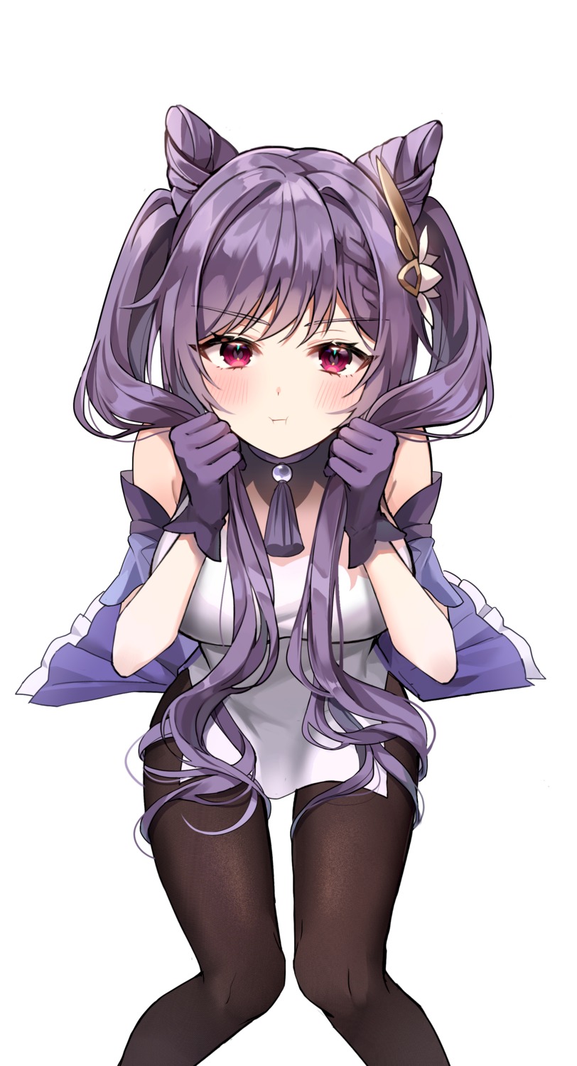 asian_clothes, churi_(oxxchurixxo), genshin_impact, keqing, pantyhose