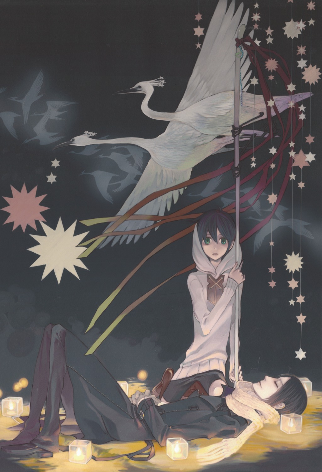 kamatani_yuuki, male, nabari_no_ou, rokujou_miharu, yoite