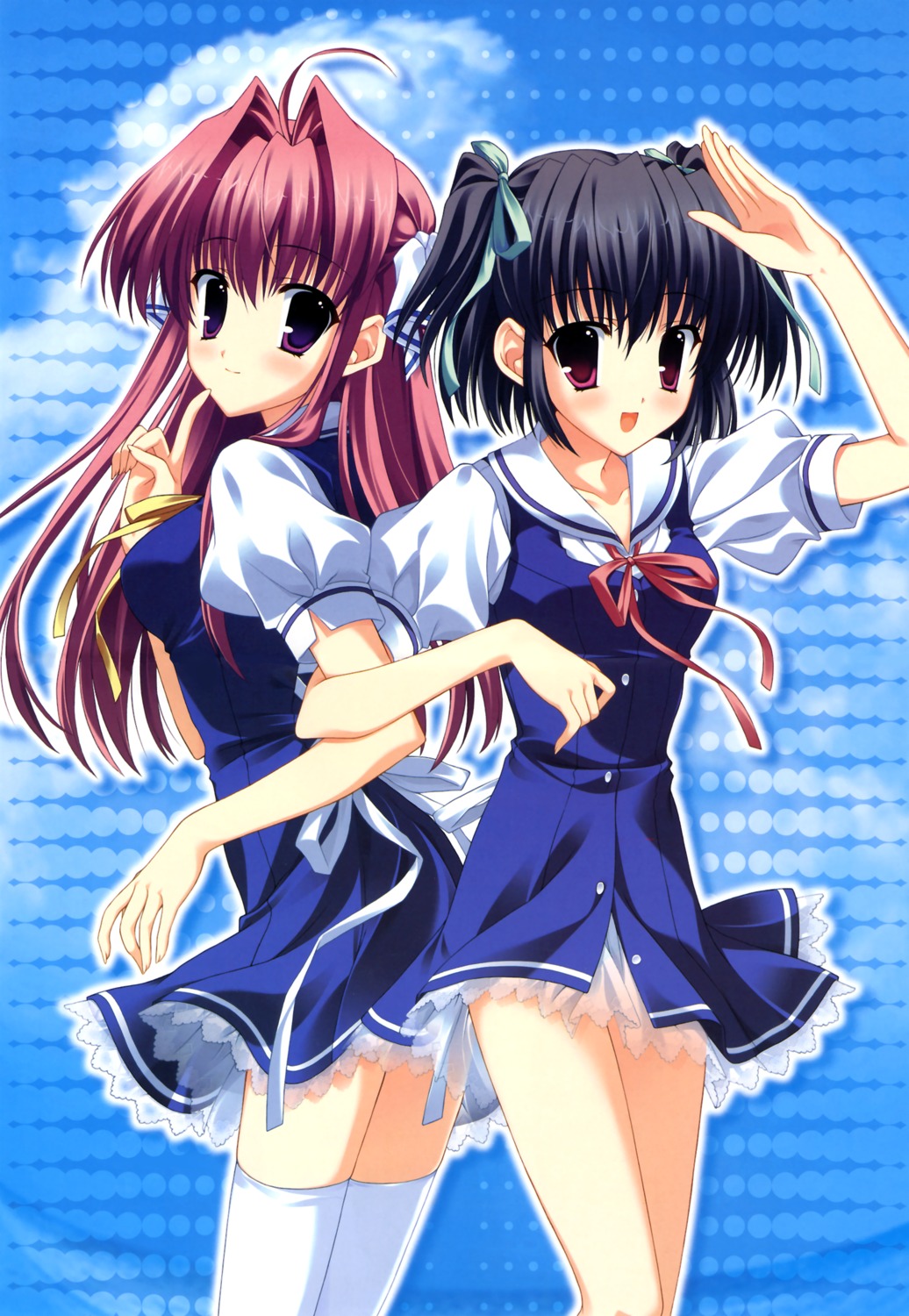 clear, mitha, moonstone, seifuku, tsukimura_miki, yukino_natsuki