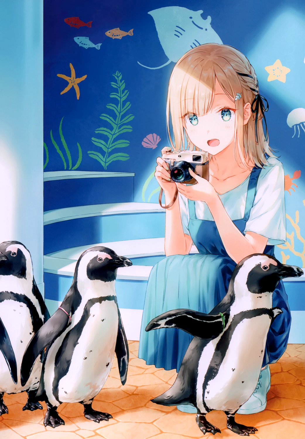 dress, hashimoto_sana, hiten, hitenkei, penguin