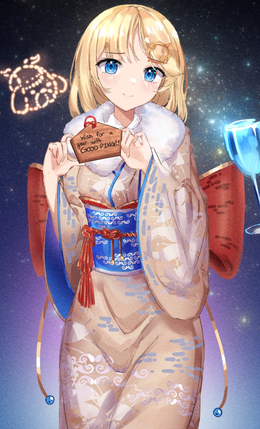 dayshiart, hololive, hololive_english, kimono, watson_amelia