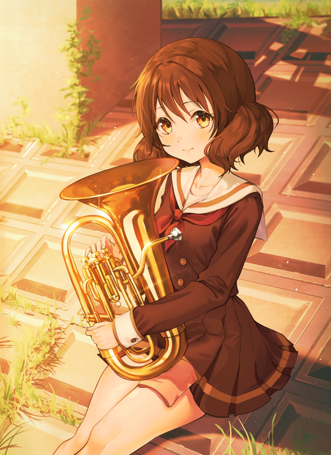 aergia_c, hibike!_euphonium, oumae_kumiko, seifuku