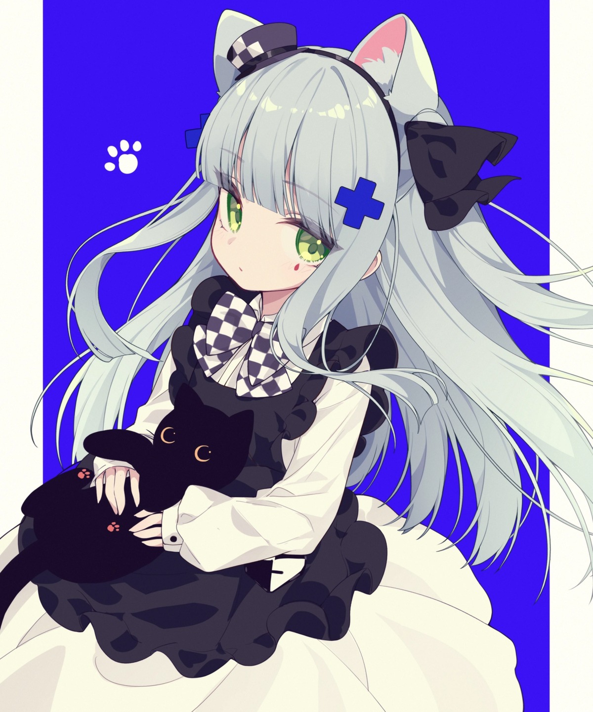 animal_ears, fukurou_(hvgd5584), girls_frontline, hk416_(girls_frontline), lolita_fashion, neko, nekomimi
