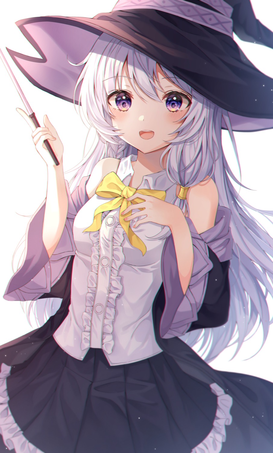 elaina_(majotabi), majo_no_tabitabi, tess_(88884), weapon, witch