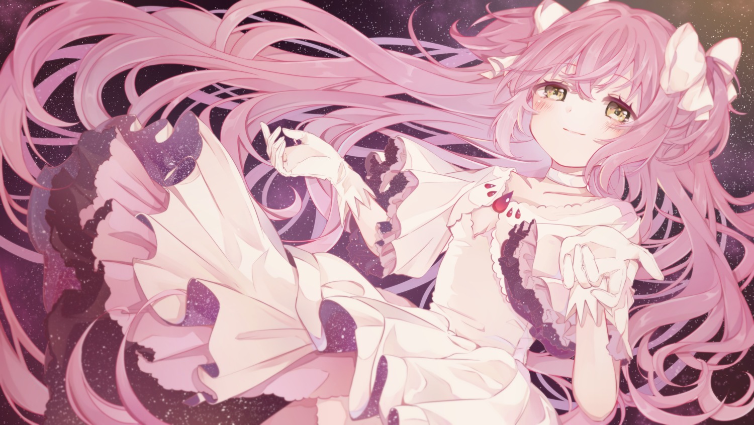 dress, kaname_madoka, llatteowo, mahou_shoujo_madoka_magica, skirt_lift, ultimate_madoka