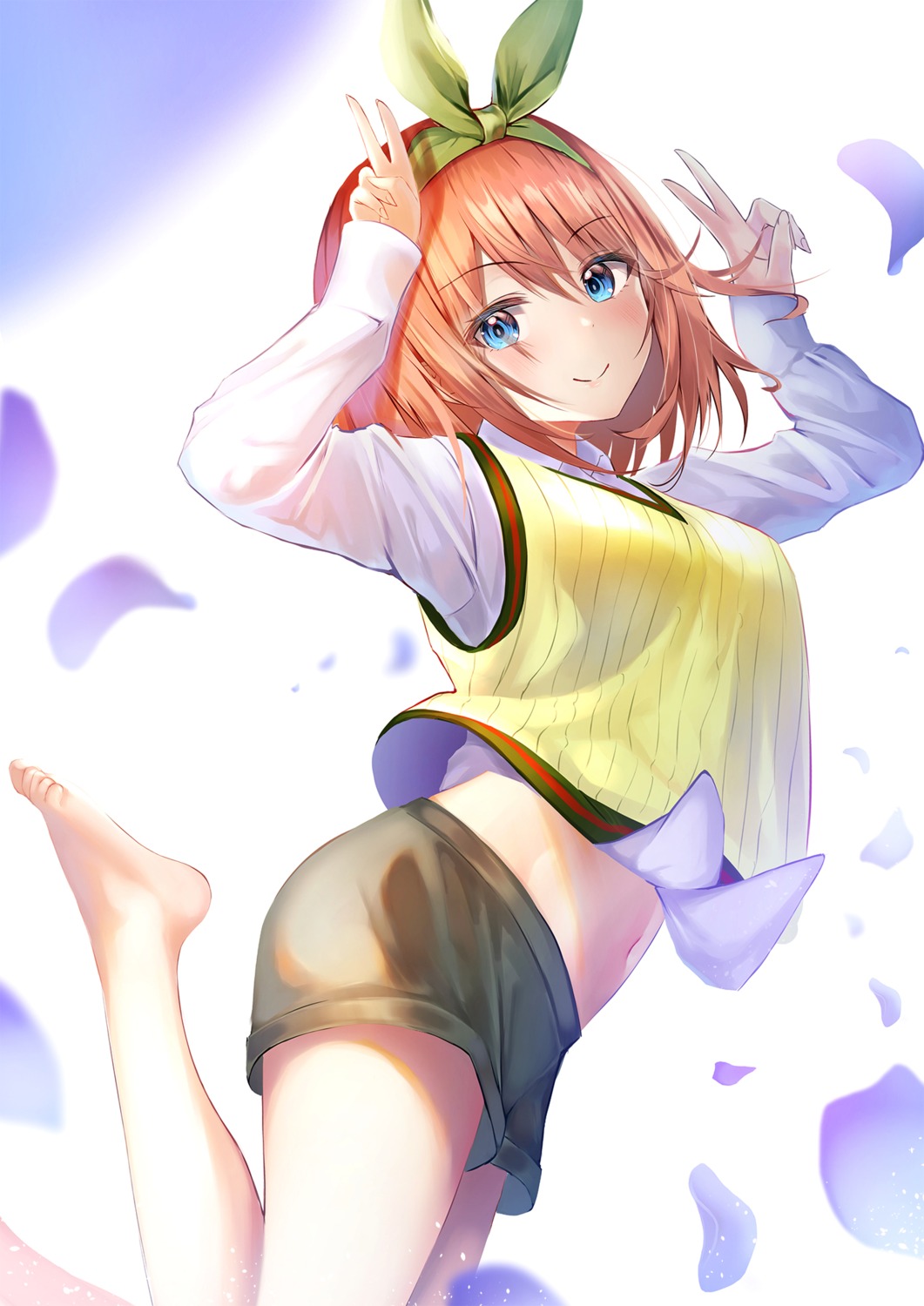 5-toubun_no_hanayome, nakano_yotsuba, see_through, sweater, yk_(pixiv43531291)