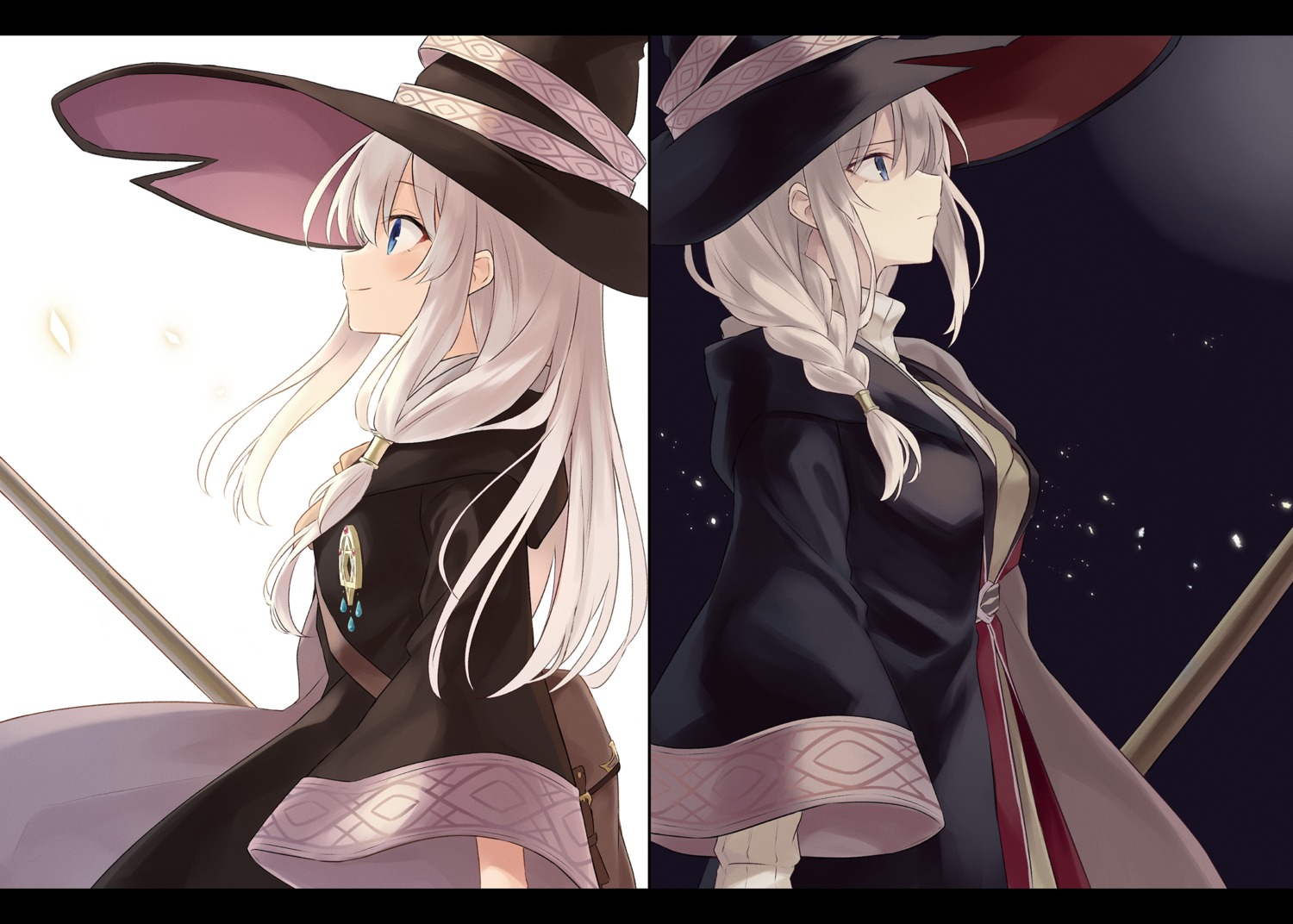 azuuru, elaina_(majotabi), majo_no_tabitabi, victorica_(majotabi), witch