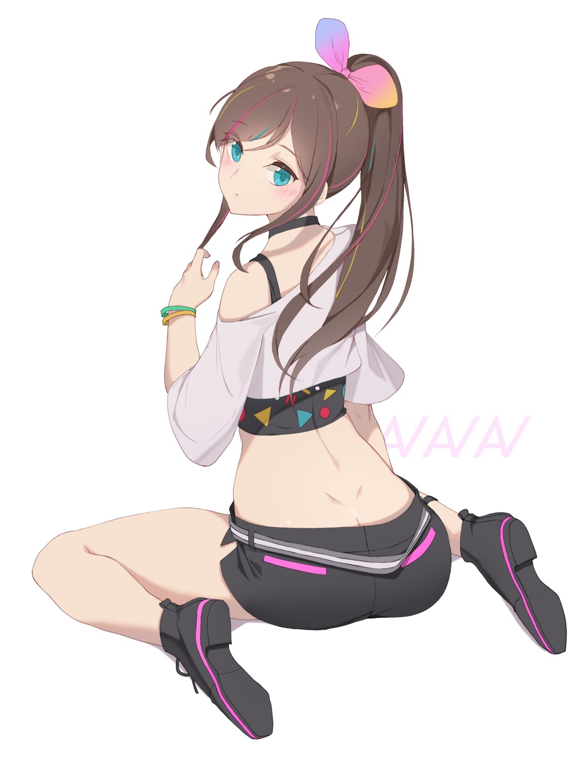 ass, choyeon, kizuna_ai, kizuna_ai_inc.