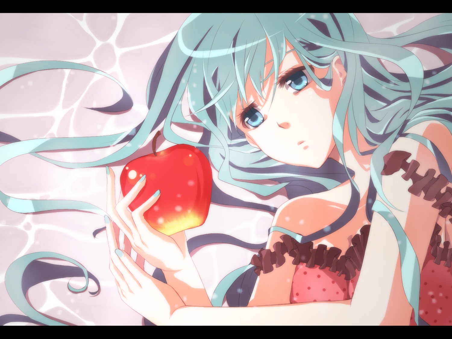hatsune_miku, mukkun, romeo_and_cinderella_(vocaloid), vocaloid, wallpaper