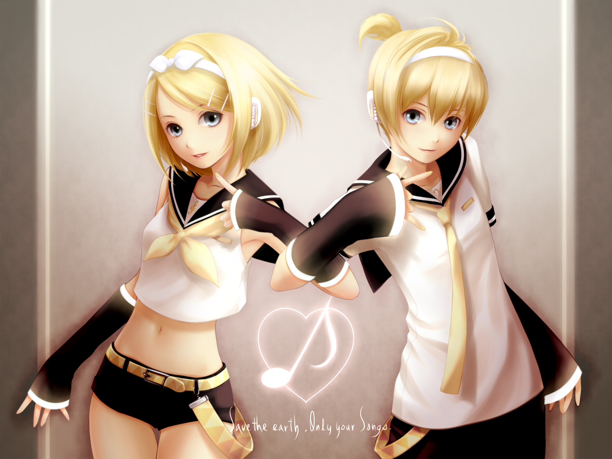 kagamine_len, kagamine_rin, vocaloid, yorisuke
