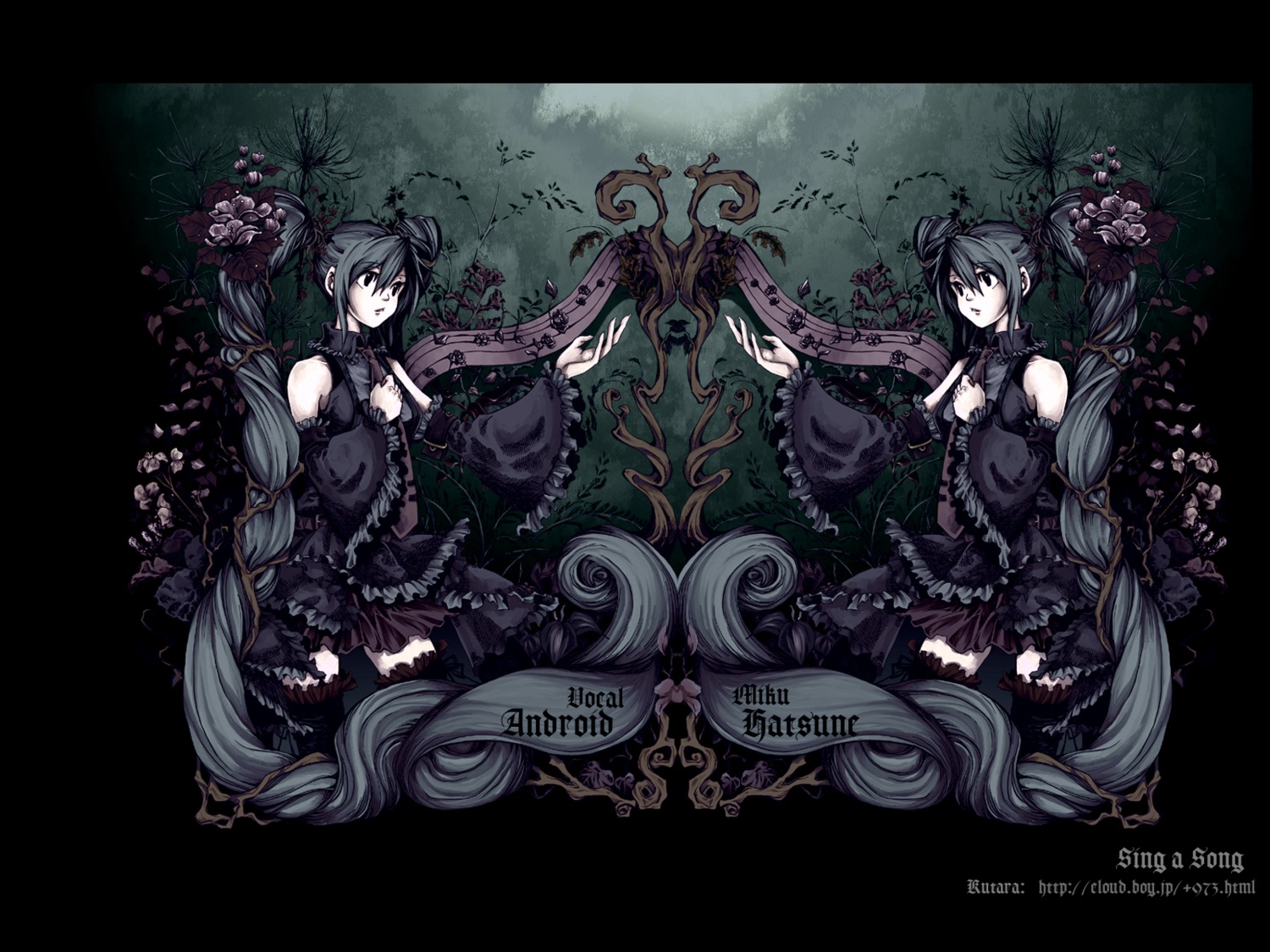 hatsune_miku, kunami, lolita_fashion, vocaloid, wallpaper